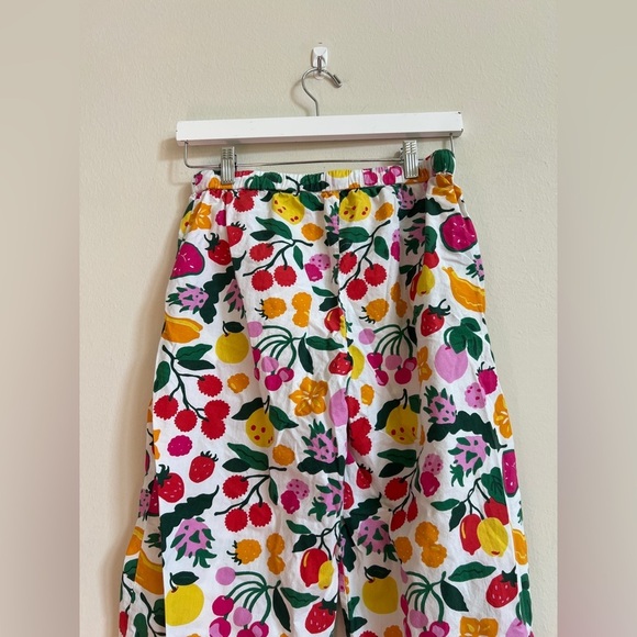 Printfresh Smoothie Time Fruit Print Cropped Pajama Pant xs - Picture 6 of 6